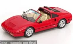 KK Scale Ferrari 328 GTS, rot, 1985, US-Version Beverly Hills Cop II, 1:18,