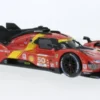 Bburago Ferrari 499P, 24h Le Mans, 2023, Ferrari AF Corse, #50, A.Fuoco/M.Molina, 1:18, Outlet