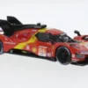 Bburago Ferrari 499P, 24h Le Mans, 2023, Ferrari AF Corse, #51, A.Pier Guidi/J.Calado, 1:43, Clearance