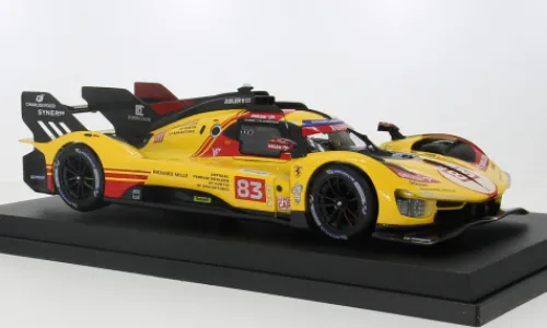 Bburago Ferrari 499P, 24h Le Mans, 2024, #83, R.Kubica/Y.Ye, 1:18,