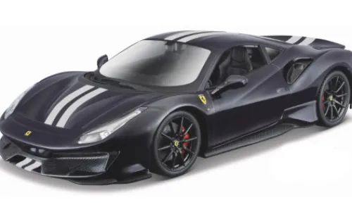 Bburago Ferrari 488 Pista, dunkelblau/silber, 2018, 1:24, Online