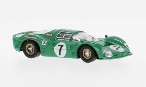 Brekina Ferrari 330P3, Kyalami, 1967, #7, D.Piper/R.Attwood, 1:87,