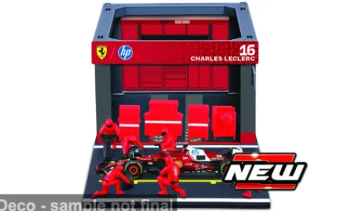 Bburago Ferrari SF-25, Formel 1, 2025, #16, C.Leclerc, 1:43, Hot