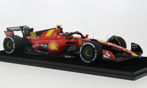 Look Smart Ferrari SF23, Formel 1, GP Monza, 2023, Scuderia Ferrari, #55, C.Sainz Jr., 1:18, Discount