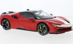 Bburago Ferrari SF90 Stradale, rot/Dekor, 2021, 1:18, Discount