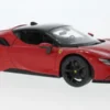 Bburago Ferrari SF90 Stradale, rot/schwarz, 2020, 1:18, Clearance