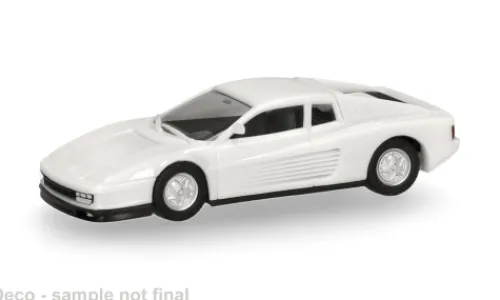 Herpa Ferrari Testarossa, weiss, 1:87,