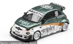 Mini GT Fiat 595 Abarth LB-Works, weiss/dunkelgrün, 2026, TY Edition, 1:64, Best