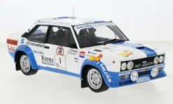 Kyosho Fiat 131 Abarth, Rallye WM, Rallye Finnland, 1980, #1, M.Alen/I.Kivimäki, 1:18, New