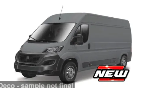 Bburago Fiat Ducato, grau, 2023, 1:43, Outlet