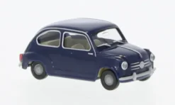 Wiking Fiat 600, dunkelblau, 1955, 1:87,