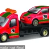Bburago Fiat 500e, rot/Dekor, #26, 1:43,