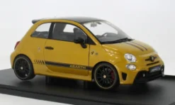 Solido Fiat F595 Abarth, gelb/schwarz, 1:18, New