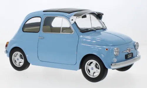KK Scale Fiat 500 F Custom, hellblau, 1968, 1:12, Sale