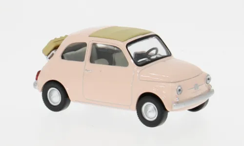 Norev Fiat 500 F, pink, 1965, 1:43,
