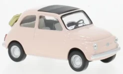 Norev Fiat 500F, rosa, 1965, 1:43,