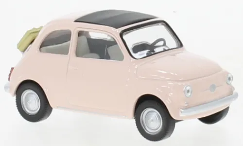 Norev Fiat 500F, rosa, 1965, 1:43,