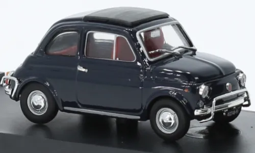 Brumm Fiat 500 L, dunkelblau, 1968, 1:43,