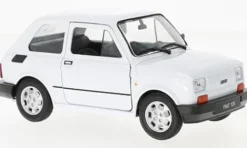 Welly Fiat 126p, weiss, 1:24,