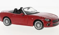 Bburago Fiat 124 Spider, rot, 2017, 1:24, New