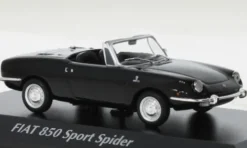 Maxichamps Fiat 850 Sport Spider, schwarz, 1968, 1:43, Online