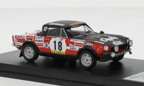 Trofeu Fiat 124 Sport Spider 1600, TAP Rally, 1974, Cinegra VIP, #18, L.Netto/Jocames, 1:43, Online