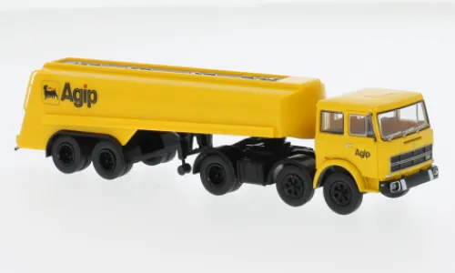 Brekina Starline Fiat 691 T Tank-SZ, 1970, Agip, 1:87, New
