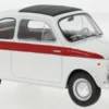 WhiteBox Fiat 500, weiss/rot, 1960, 1:24, New