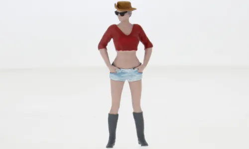 Atlantic Figur Cora, red/blue, 1:18, Discount