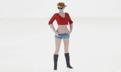 Atlantic Figur Cora, red/blue, 1:24, Online