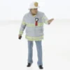 American Diorama Figur Firefighters - Fire Captain, 1:24, Online