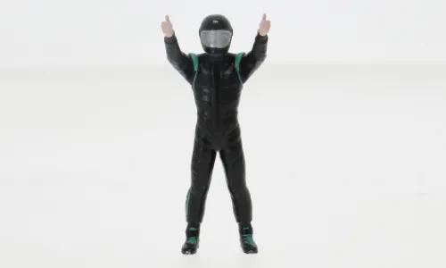 Atlantic Figur Sean, black/green, 1:24, New