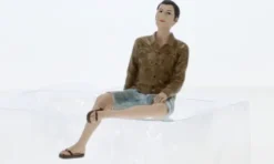 American Diorama Figur Seated Couple Series III - Figure A, 1:18,