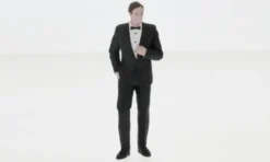 Atlantic Figur Steve, black/white, 1:24, Best