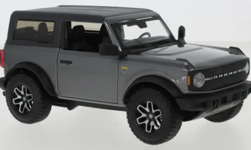 Maisto Ford Bronco Badlands, dunkelgrau/schwarz, 2021, 1:24, Discount