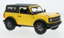 Maisto Ford Bronco Badlands, gelb/schwarz, 2021, 1:24, Hot