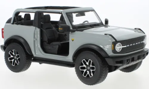 Maisto Ford Bronco Badlands, hellgrau, 2021, 1:18, Best