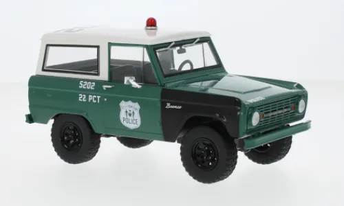 Greenlight Ford Bronco, 1967, NYPD - New York City Police Department, 1:24, Online