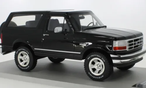 Lucky Step Models Ford Bronco, schwarz, 1992, 1:18, Discount