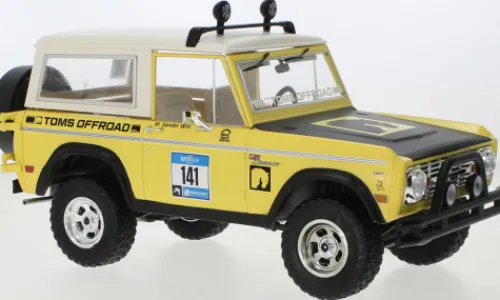 Greenlight Ford Bronco, 1969, Toms Offroad Roaming Wolfes, 1:18, Discount