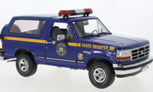 Greenlight Ford Bronco XLT, 1996, New York State Police, 1:18, New