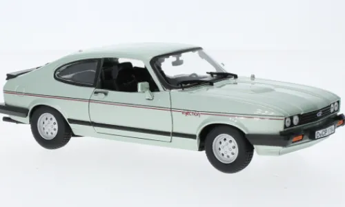 Bburago Ford Capri MK III 2.8 Injection, hellgrün, 1982, 1:24, Best