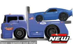 Maisto Ford C600 Flatbed, blau, 1966, 1:64, Best