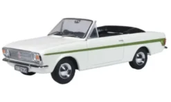 Oxford Ford Cortina MkII Crayford Convertible, weiss/grün, 1:43, Best