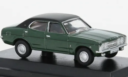 Oxford Ford Cortina MKIII, dunkelgrün/schwarz, 1:76, Discount