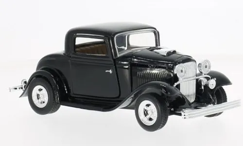 Motormax Ford Coupe, schwarz, 1932, 1:24, Hot