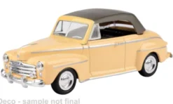 Motormax Ford Deluxe, gelb/schwarz, 1948, 1:43,