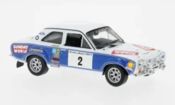 IXO Ford Escort MK I RS 1600, Circuit of ireland, 1975, #2, B.Coleman/P.Phelan, 1:43,