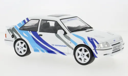 MCG Ford Escort MK IV RS Turbo S2, weiss/Dekor, 1990, 1:18, Clearance