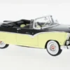 GIM - Great Iconic Models Ford Fairlane Sunliner, schwarz/hellgelb, 1955, 1:43, Best